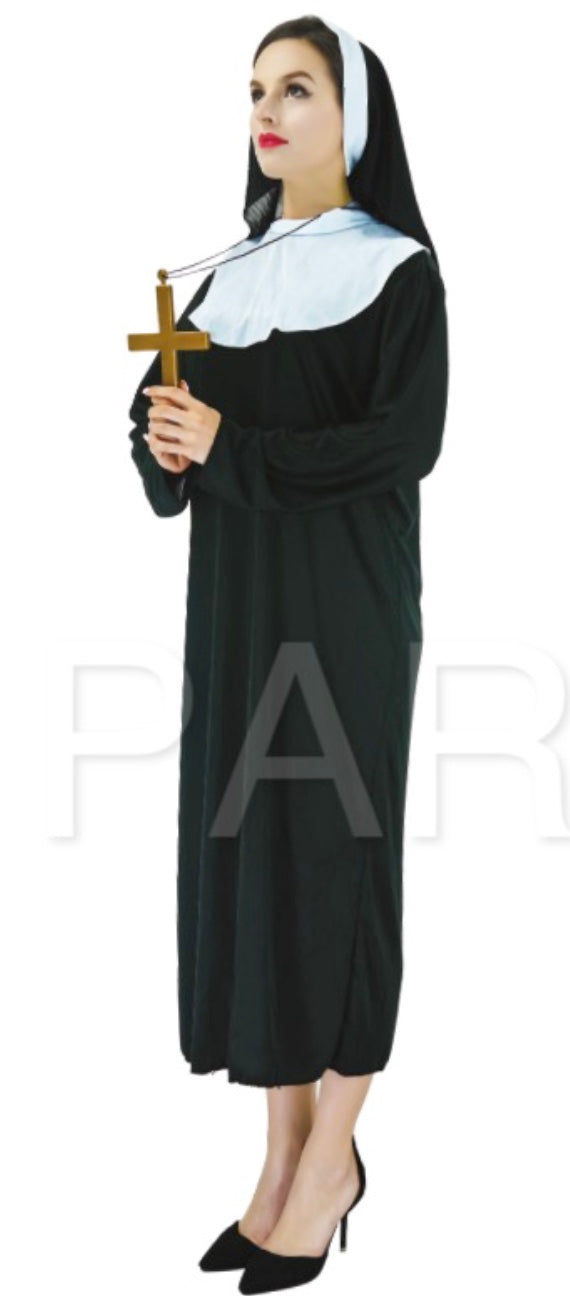 Adult Nun Costume -ONE SIZE